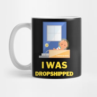 Baby Left on Doorstep Mug